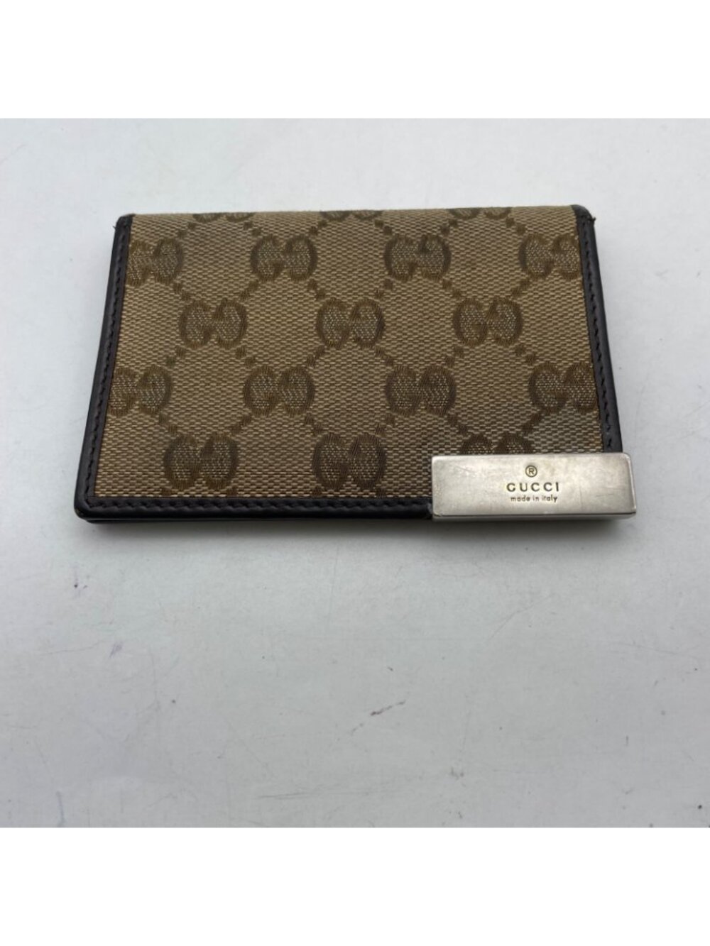 Gucci GG Canvas Card Case Brown - Picture 9 of 15